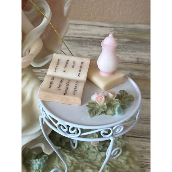 Seraphim Classics Melissa Peaceful Moments Angel Figurine 2001 Roman Inc - Picture 8 of 15